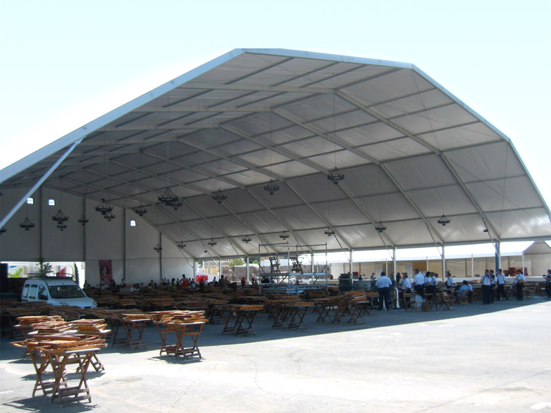 Tenda para eventos gastronómicos