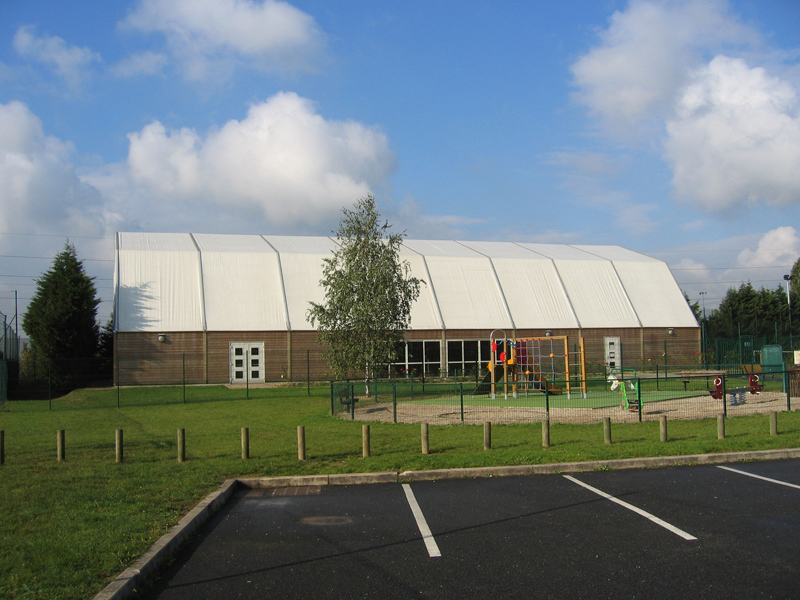 Tenda para pavilhão desportivo